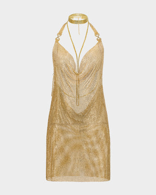 Gold Topaz Crystal Dress