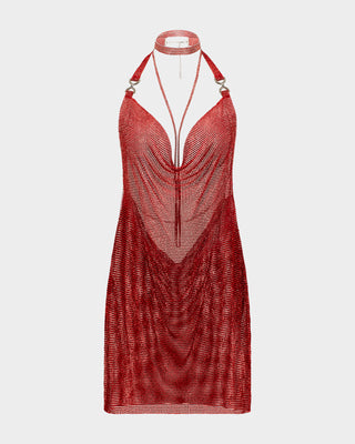 Red Crystal Dress