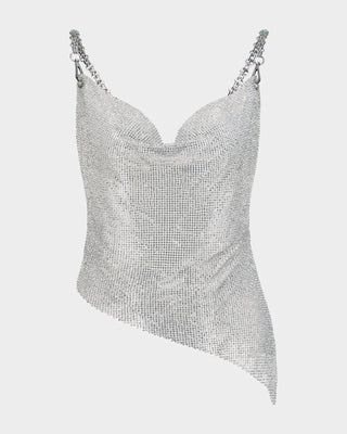 White Glow Crystal Top